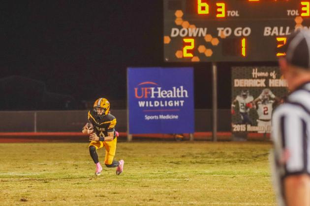 Hornet football on Oct. 31. Photo by Ashley Chandler/News-Leader