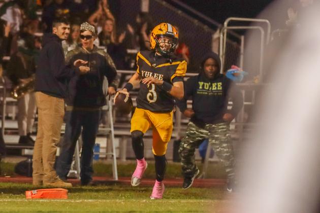 Hornet football on Oct. 31. Photo by Ashley Chandler/News-Leader