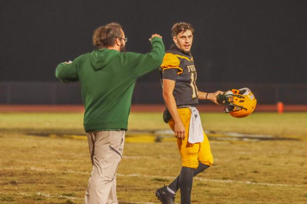 Hornet football on Oct. 31. Photo by Ashley Chandler/News-Leader