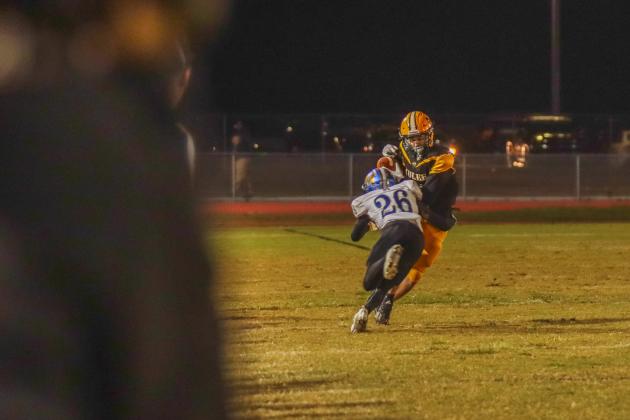 Hornet football on Oct. 31. Photo by Ashley Chandler/News-Leader