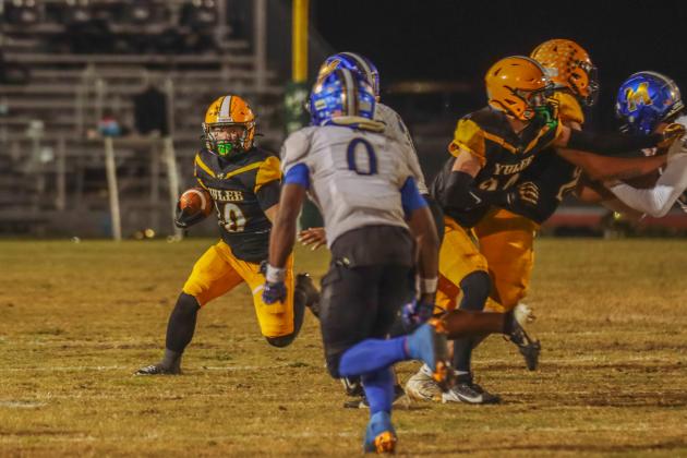 Hornet football on Oct. 31. Photo by Ashley Chandler/News-Leader