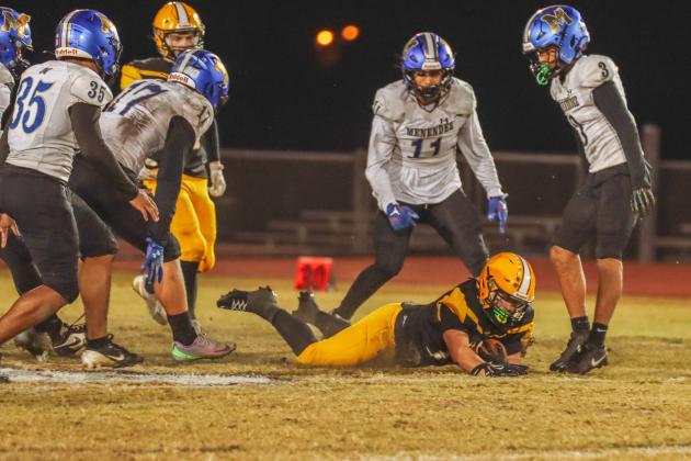 Hornet football on Oct. 31. Photo by Ashley Chandler/News-Leader