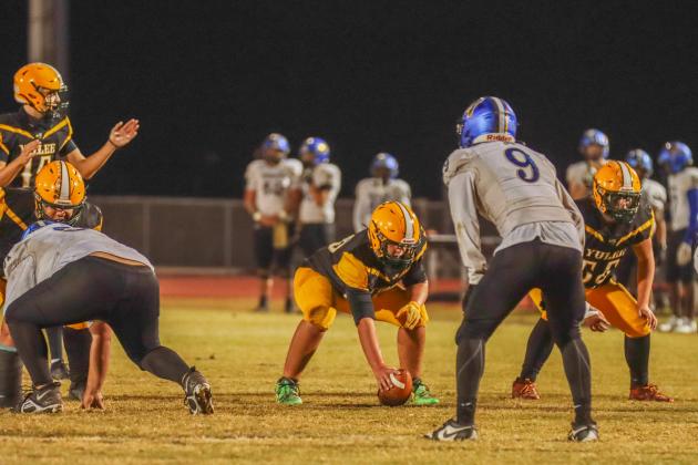 Hornet football on Oct. 31. Photo by Ashley Chandler/News-Leader