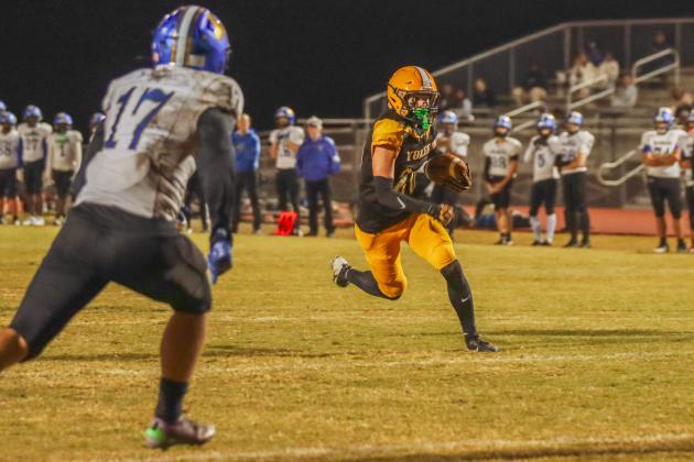 Hornet football on Oct. 31. Photo by Ashley Chandler/News-Leader