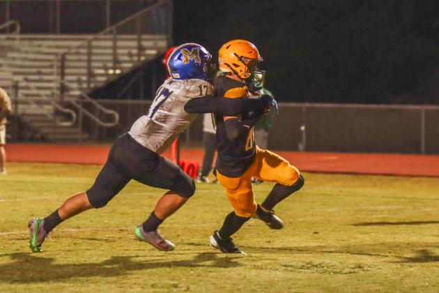 Hornet football on Oct. 31. Photo by Ashley Chandler/News-Leader
