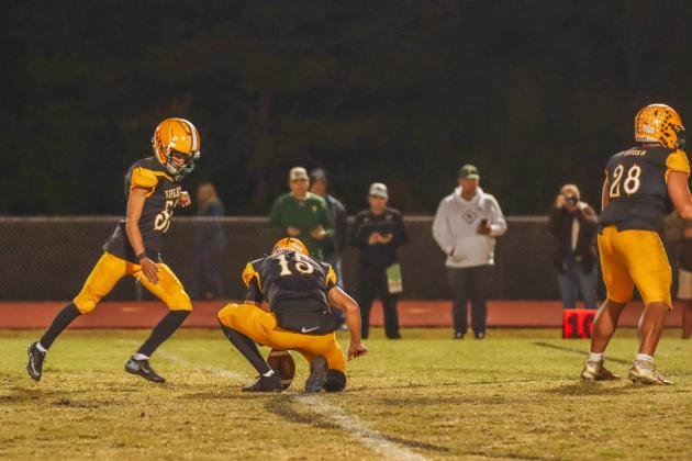 Hornet football on Oct. 31. Photo by Ashley Chandler/News-Leader