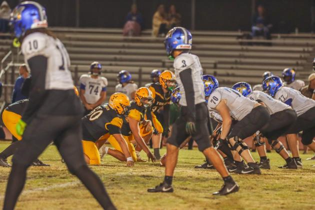 Hornet football on Oct. 31. Photo by Ashley Chandler/News-Leader