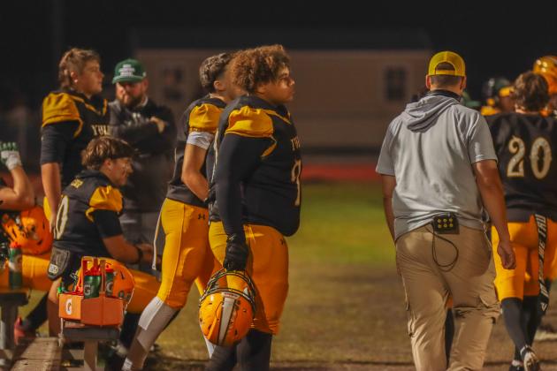 Hornet football on Oct. 31. Photo by Ashley Chandler/News-Leader