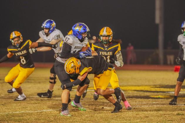 Hornet football on Oct. 31. Photo by Ashley Chandler/News-Leader