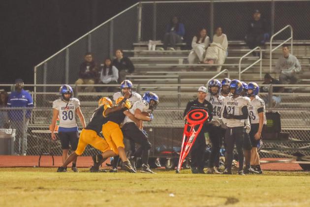 Hornet football on Oct. 31. Photo by Ashley Chandler/News-Leader