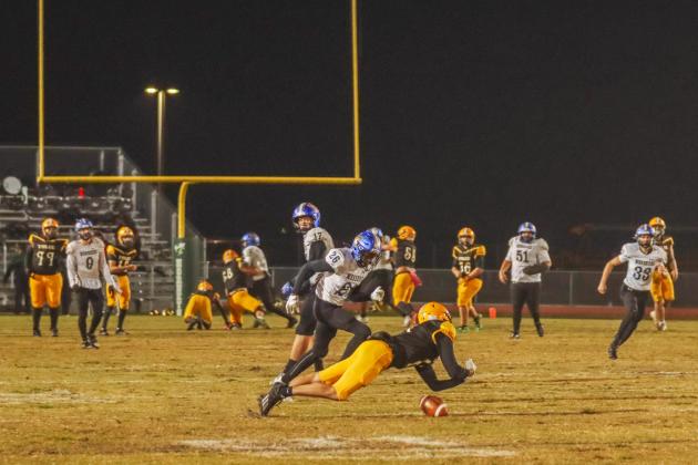 Hornet football on Oct. 31. Photo by Ashley Chandler/News-Leader