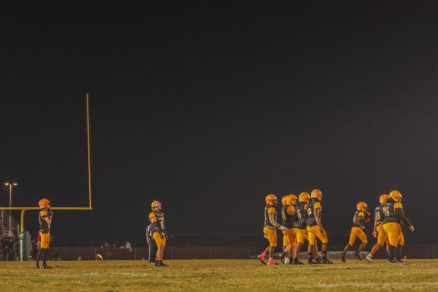 Hornet football on Oct. 31. Photo by Ashley Chandler/News-Leader