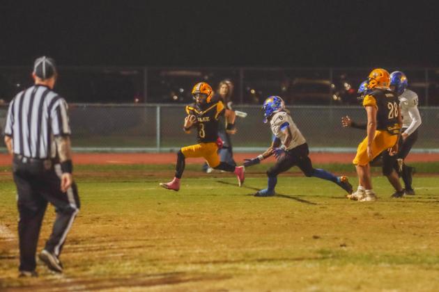 Hornet football on Oct. 31. Photo by Ashley Chandler/News-Leader