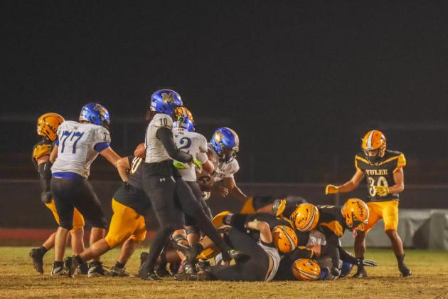 Hornet football on Oct. 31. Photo by Ashley Chandler/News-Leader