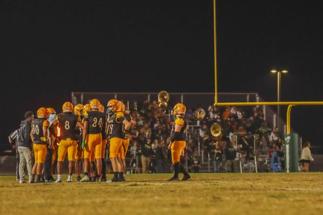 Hornet football on Oct. 31. Photo by Ashley Chandler/News-Leader
