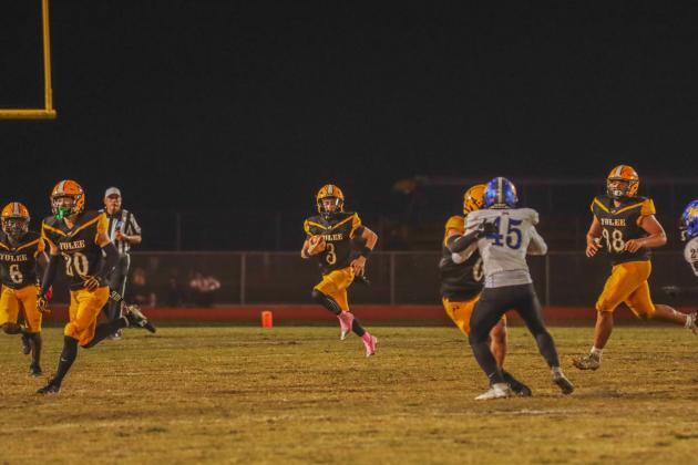 Hornet football on Oct. 31. Photo by Ashley Chandler/News-Leader