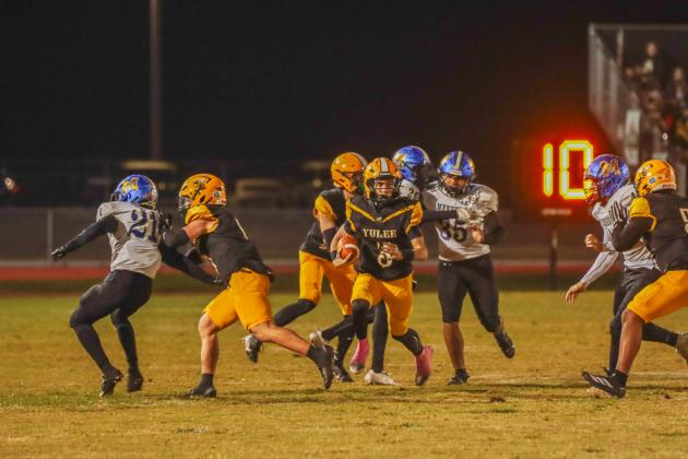 Hornet football on Oct. 31. Photo by Ashley Chandler/News-Leader