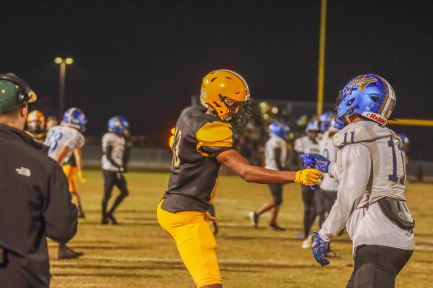 Hornet football on Oct. 31. Photo by Ashley Chandler/News-Leader