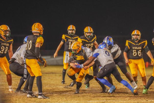 Hornet football on Oct. 31. Photo by Ashley Chandler/News-Leader