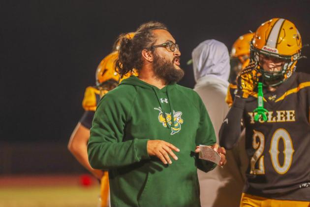 Hornet football on Oct. 31. Photo by Ashley Chandler/News-Leader