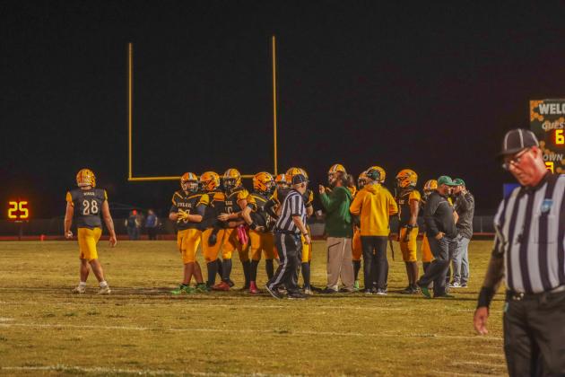 Hornet football on Oct. 31. Photo by Ashley Chandler/News-Leader