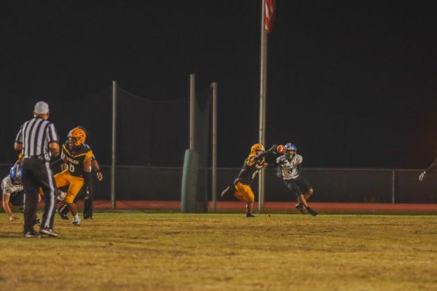 Hornet football on Oct. 31. Photo by Ashley Chandler/News-Leader