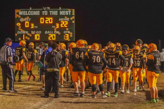 Hornet football on Oct. 31. Photo by Ashley Chandler/News-Leader