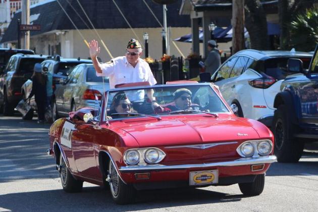 The Grand Marshall in the Veterans Day Parade on Tuesday. By Marisa DeMar/News-Leader