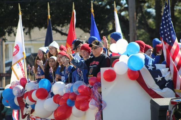 Veterans Day Parade float. By Marisa DeMar/News-Leader