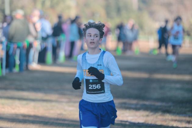 Fernandina Beach boys cross country in the FHSAA 2A Region 1 meet. Submitted photo