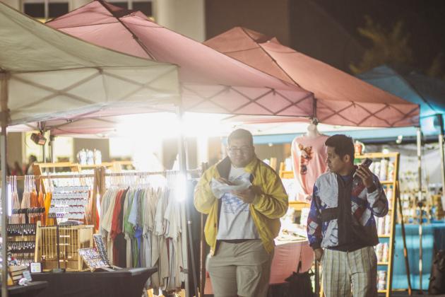 The Nassau County tree lighting event was complete with a Kid's Zone, food trucks and holiday shopping vendors. Photo by Ashley Chandler/News-Leader
