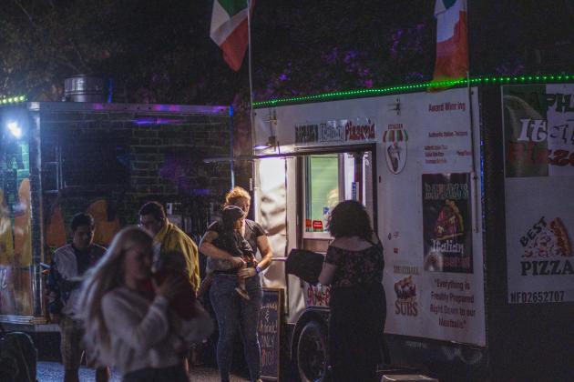 The Nassau County tree lighting event was complete with a Kid's Zone, food trucks and holiday shopping vendors. Photo by Ashley Chandler/News-Leader