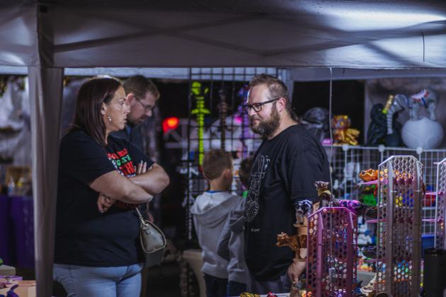 The Nassau County tree lighting event was complete with a Kid's Zone, food trucks and holiday shopping vendors. Photo by Ashley Chandler/News-Leader