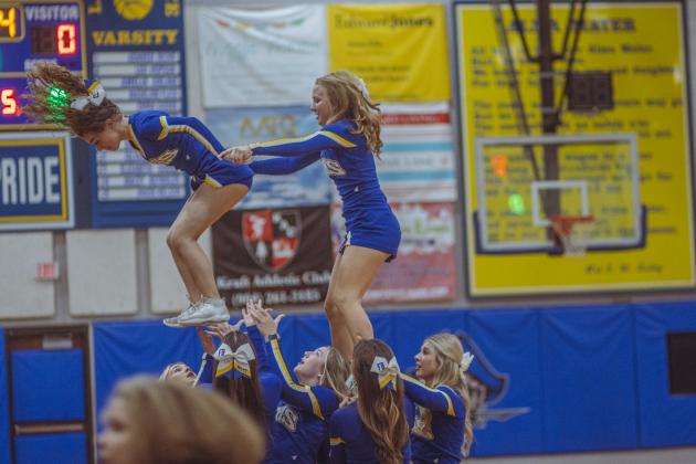 The boys varsity basketball teams from Fernandina beach and Yulee high school faced off in Fernandina Beach on Dec. 5. Photo by Ashley Chandler/News-Leader