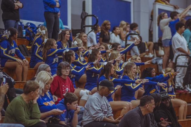 The boys varsity basketball teams from Fernandina beach and Yulee high school faced off in Fernandina Beach on Dec. 5. Photo by Ashley Chandler/News-Leader