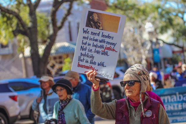 The Martin Luther King Jr. Day Parade was held in downtown Fernandina Beach on Monday, Jan. 19. Photo by Marisa DeMar/News-Leader