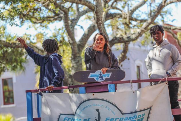 The Martin Luther King Jr. Day Parade was held in downtown Fernandina Beach on Monday, Jan. 19. Photo by Marisa DeMar/News-Leader