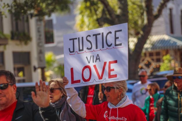The Martin Luther King Jr. Day Parade was held in downtown Fernandina Beach on Monday, Jan. 19. Photo by Marisa DeMar/News-Leader