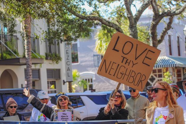 The Martin Luther King Jr. Day Parade was held in downtown Fernandina Beach on Monday, Jan. 19. Photo by Marisa DeMar/News-Leader