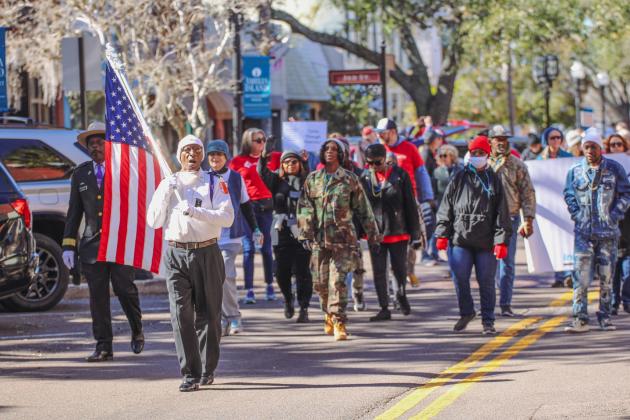 The Martin Luther King Jr. Day Parade was held in downtown Fernandina Beach on Monday, Jan. 19. Photo by Marisa DeMar/News-Leader