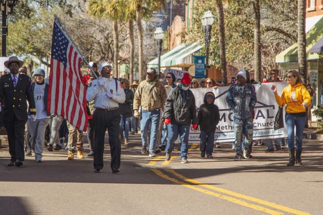 The Martin Luther King Jr. Day Parade was held in downtown Fernandina Beach on Monday, Jan. 19. Photo by Ashley Chandler/News-Leader