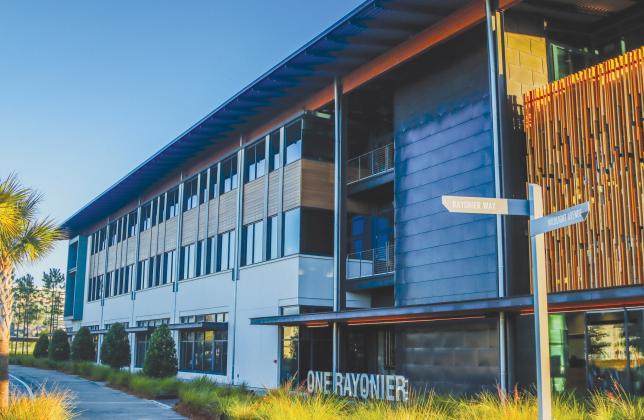 Rayonier headquarters in Wildlight. File photo/News-Leader