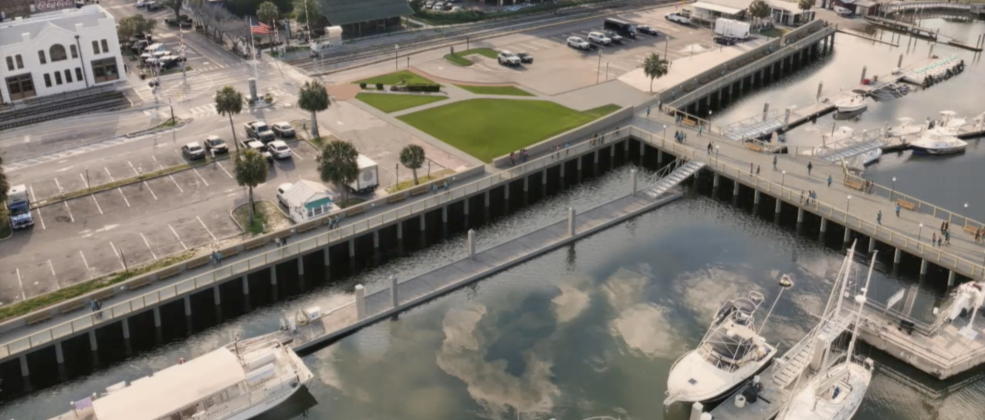 Upadated rendering of the Fernandina Harbor Marina. Courtesy of the City of Fernandina Beach 
