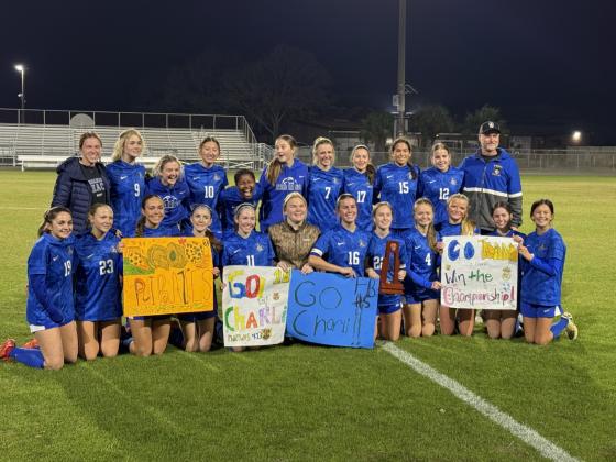 FBHS Lady Pirates after the district title game. Nick Blank/News-Leader
