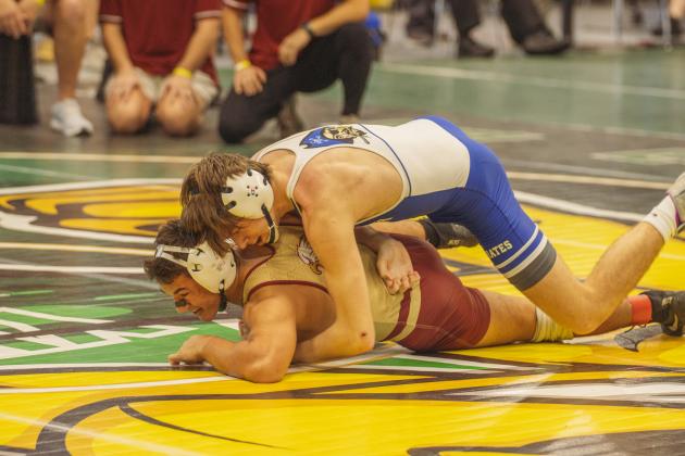 Dual at the Dunes wrestling tournament on Jan. 10, 2026 at FBHS. Photo by Ashley Chandler/News-Leader