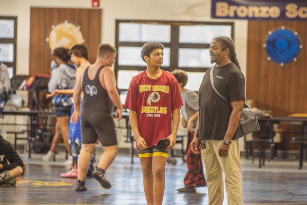 Dual at the Dunes wrestling tournament on Jan. 10, 2026 at FBHS. Photo by Ashley Chandler/News-Leader
