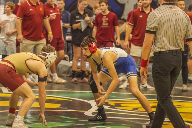 Dual at the Dunes wrestling tournament on Jan. 10, 2026 at FBHS. Photo by Ashley Chandler/News-Leader