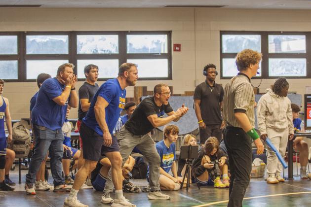 Dual at the Dunes wrestling tournament on Jan. 10, 2026 at FBHS. Photo by Ashley Chandler/News-Leader