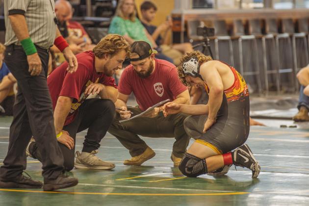 Dual at the Dunes wrestling tournament on Jan. 10, 2026 at FBHS. Photo by Ashley Chandler/News-Leader