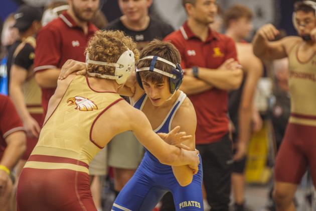 Dual at the Dunes wrestling tournament on Jan. 10, 2026 at FBHS. Photo by Ashley Chandler/News-Leader